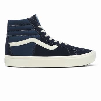 Vans Ripstop ComfyCush SK8-Hi - Miesten Korkeavartiset tennarit - Sininen